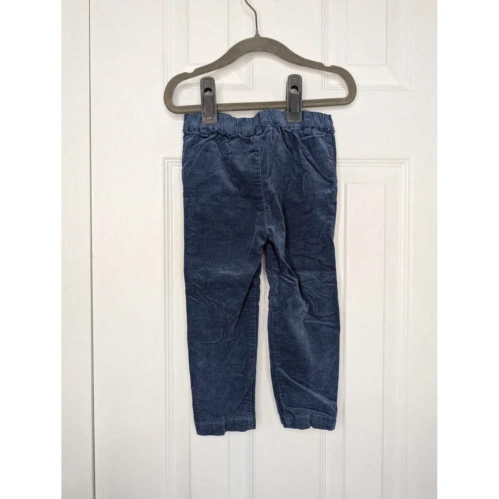 Edgehill Collection Kids 24M Fair Isle Sweater and Corduroy Pants Set Rust Blue